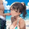 海でビキニギャルをナンパしてエッチ3・210枚