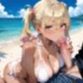 海でビキニギャルをナンパしてエッチ4・210枚