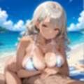 海でビキニギャルをナンパしてエッチ4・210枚