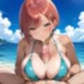 海でビキニギャルをナンパしてエッチ4・210枚