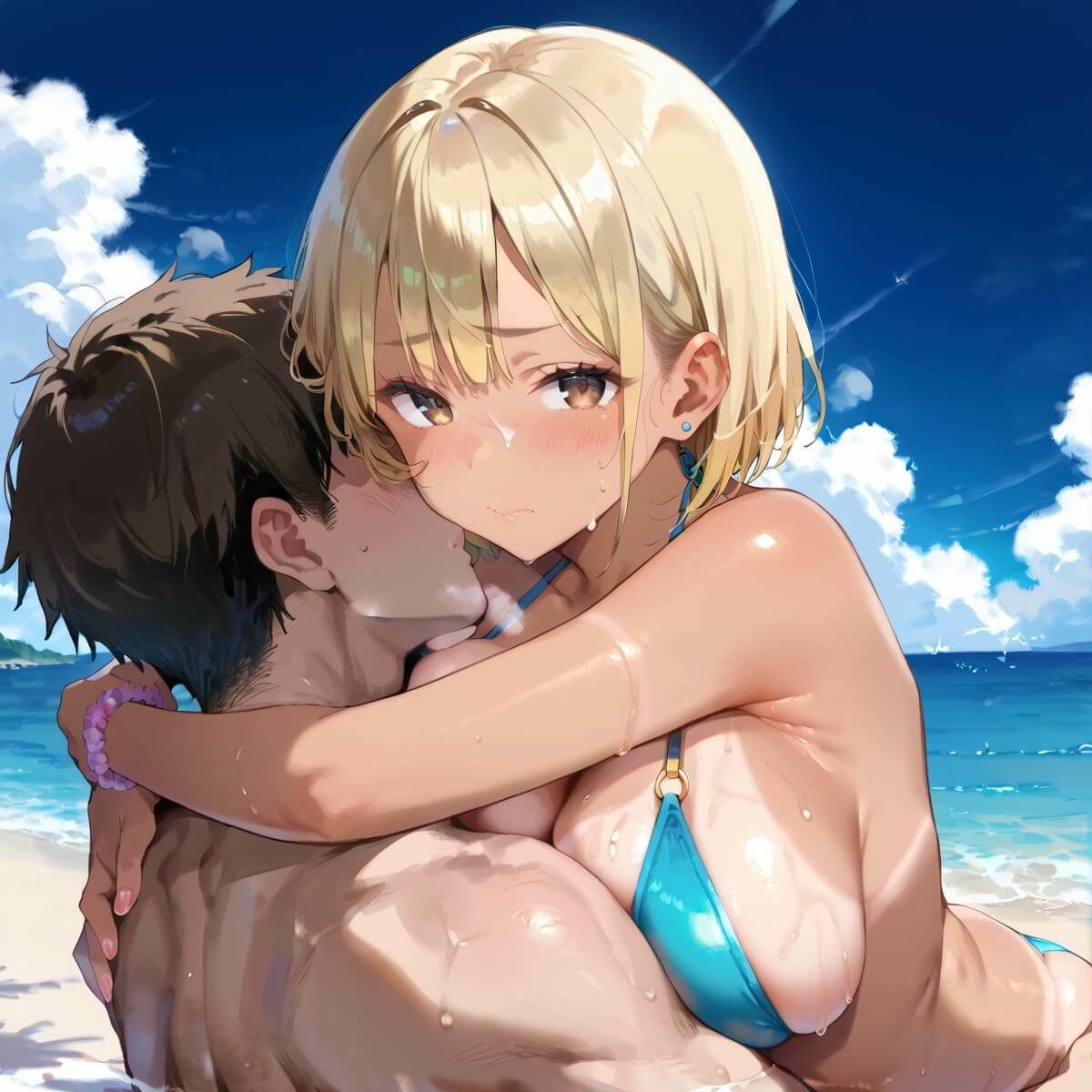 海でビキニギャルをナンパしてエッチ5・210枚1