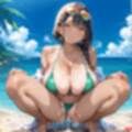 海でビキニギャルをナンパしてエッチ5・210枚
