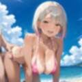 海でビキニギャルをナンパしてエッチ6・210枚