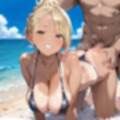 海でビキニギャルをナンパしてエッチ7・210枚