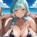 海でビキニギャルをナンパしてエッチ8・210枚