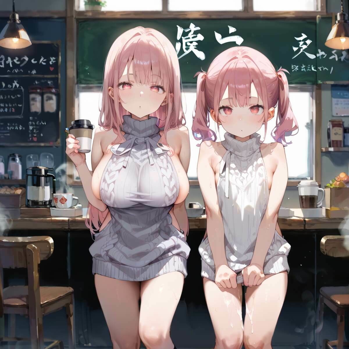 サンプル画像1:行きつけカフェのどエロいお姉さん2・190枚(ヲタクと恋の相談室) [d_653799]