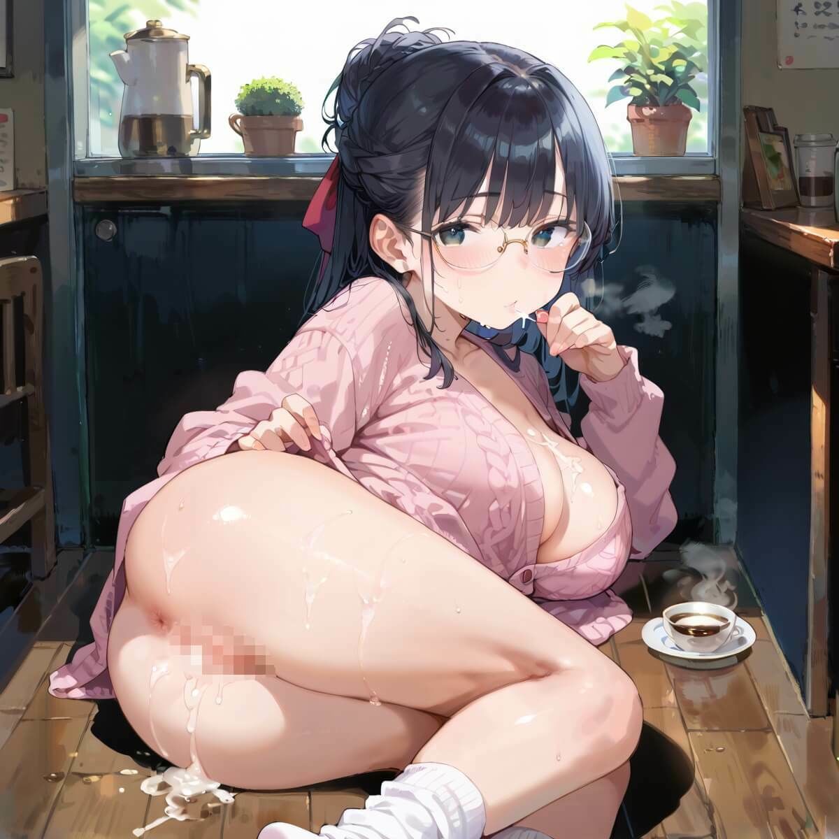 行きつけカフェのどエロいお姉さん4・190枚 画像2