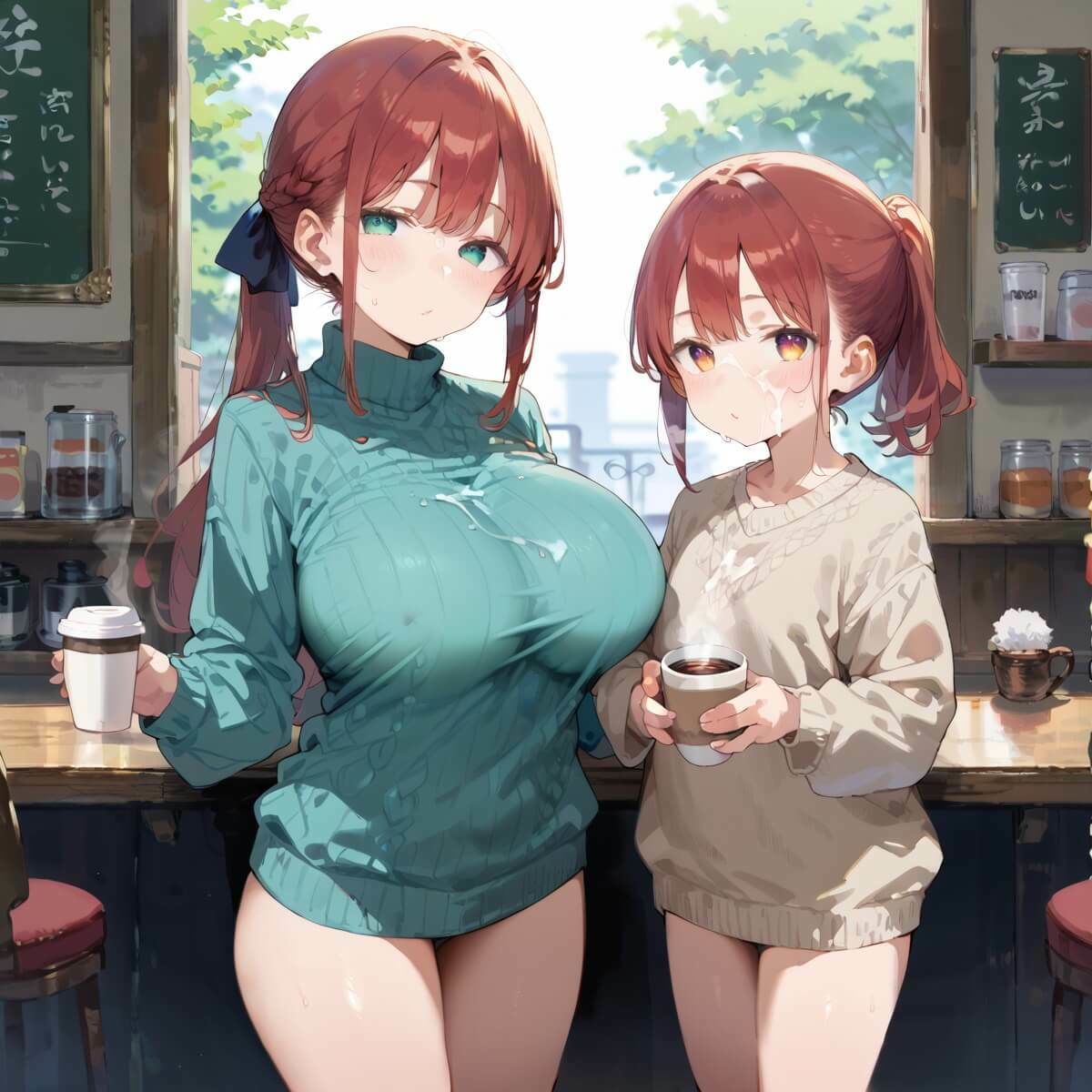行きつけカフェのどエロいお姉さん4・190枚 画像8