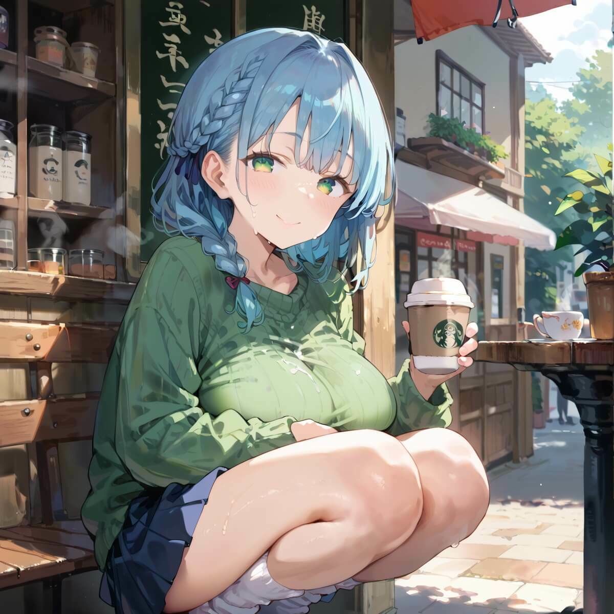行きつけカフェのどエロいお姉さん4・190枚 画像9