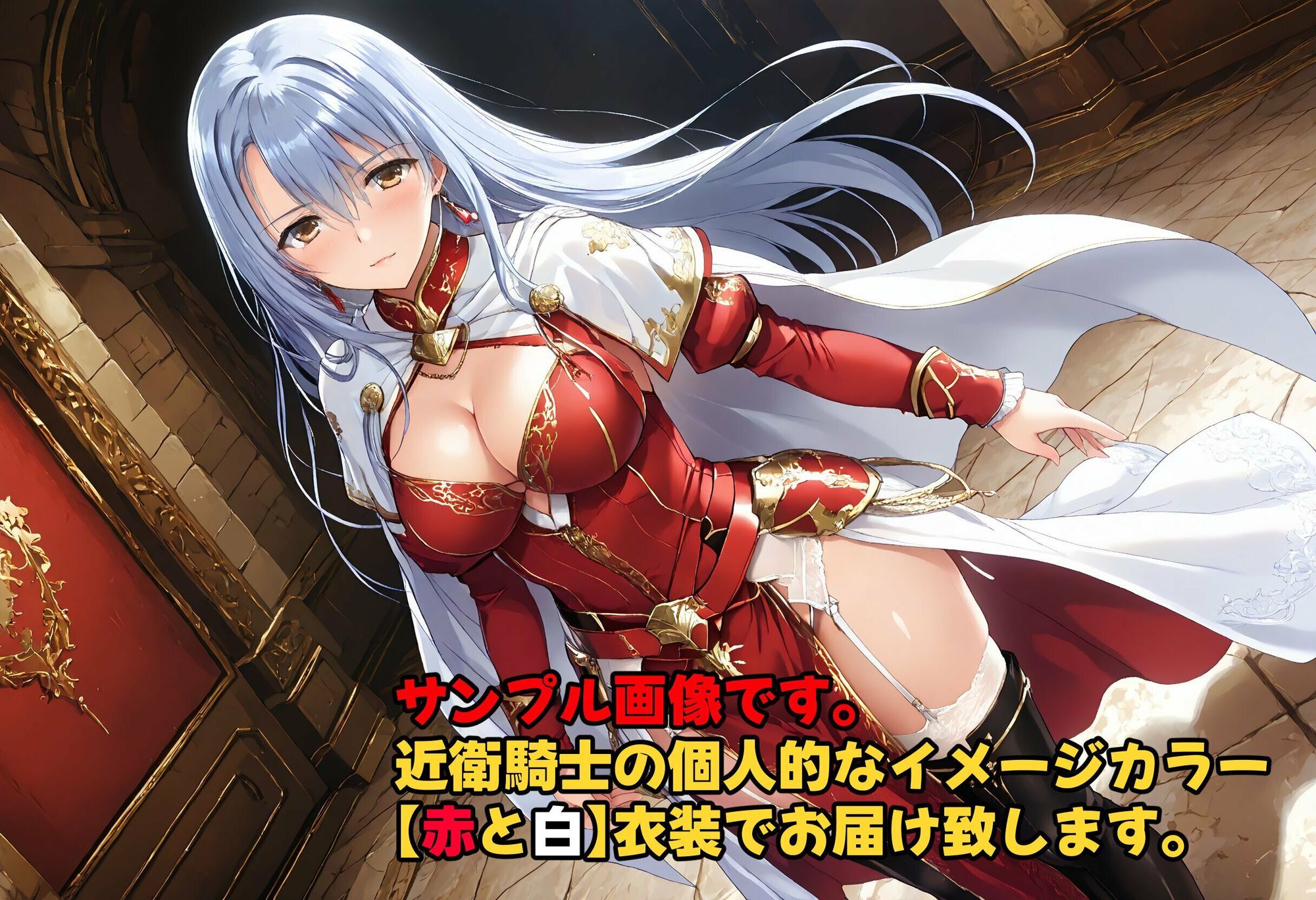 サンプル画像2:［亡国の孕み袋］ 〜帝国軍は国を挙げての強●魔〜   第18部 占領されし王国 近衛騎士編(主菜館) [d_653808]