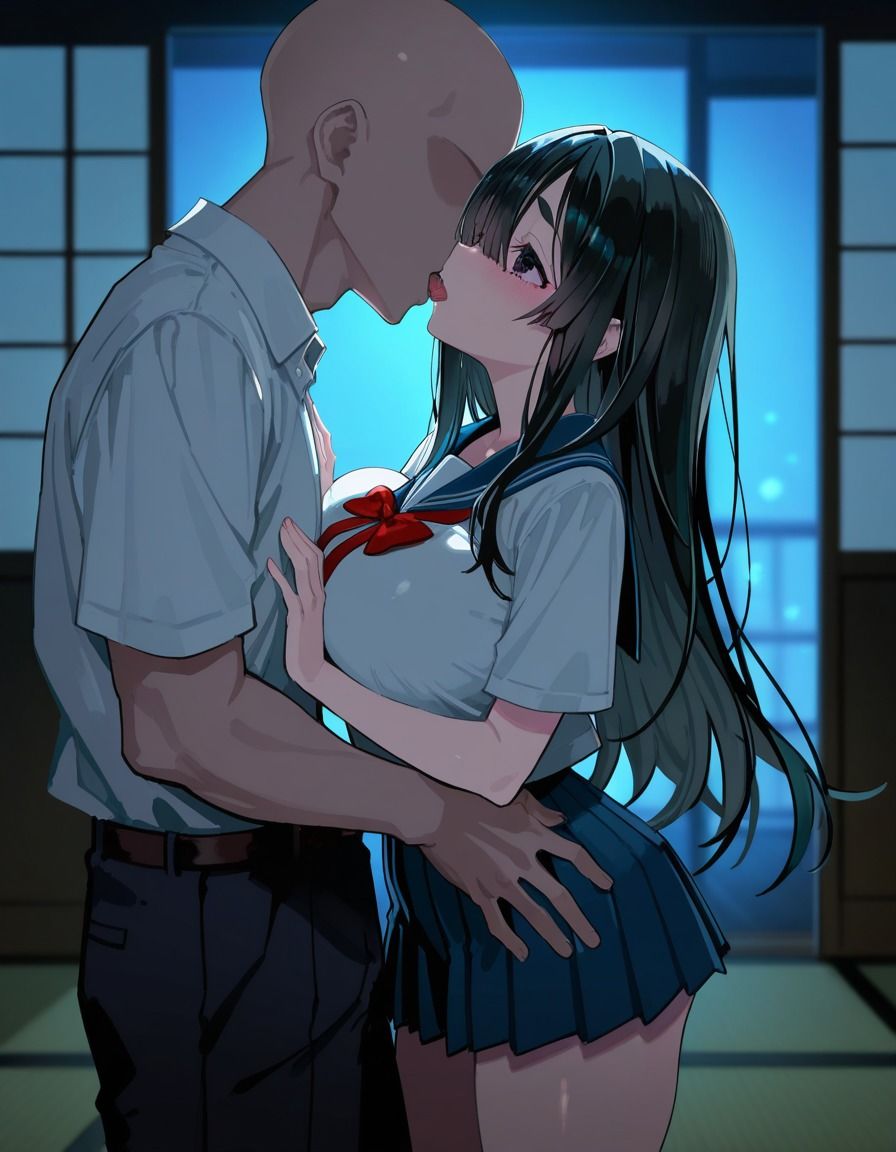 サンプル画像2:女子校生配達アプリ体験レポ 陰キャ巨乳女子 斎藤 翔子編(女子高生(JK)と種付おじさんの記録) [d_653922]