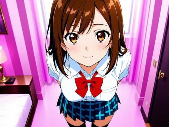 サンプル画像1:スクール制服で出迎えてくれるソープランド(美少女通信) [d_653945]