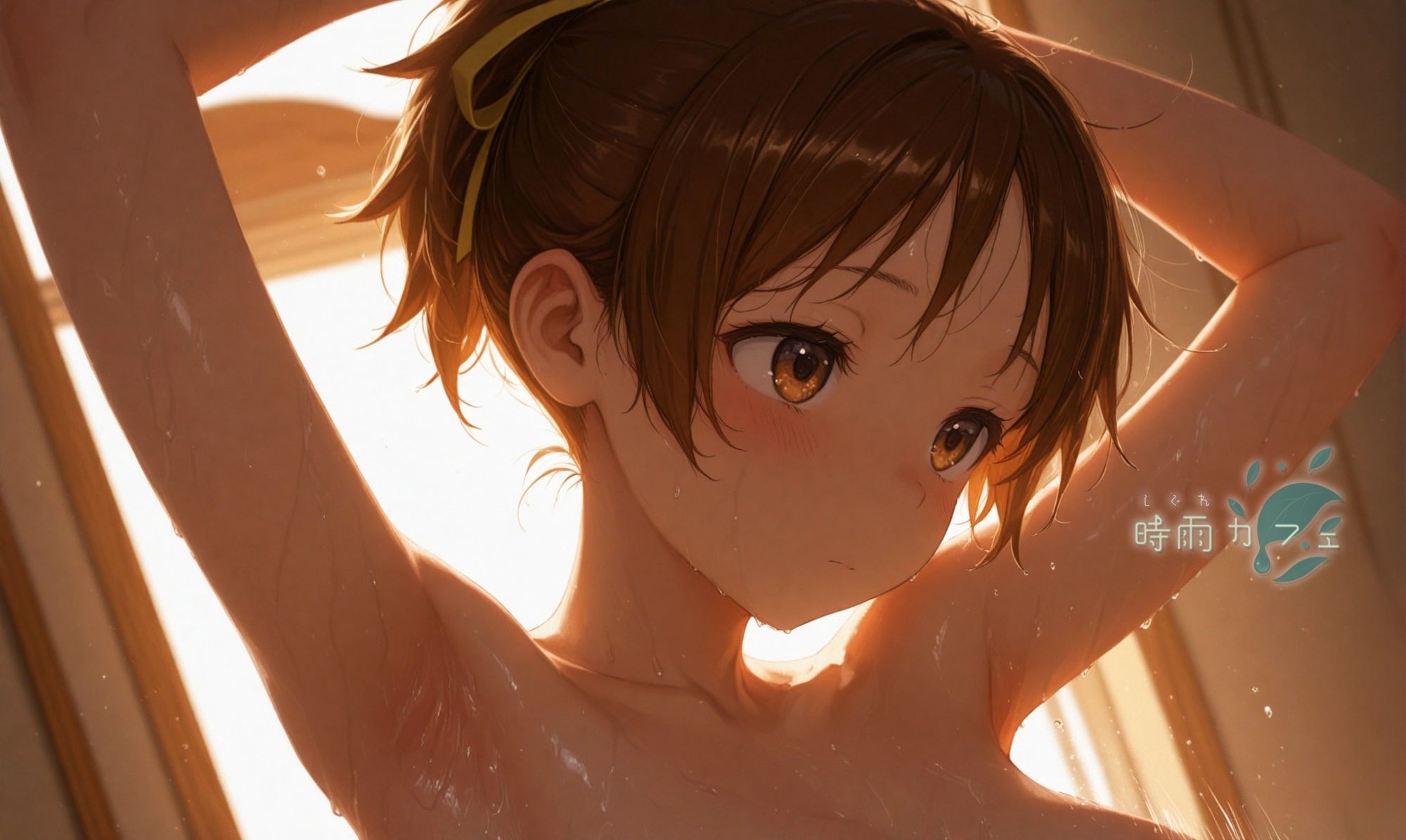 サンプル画像1:重なる視線 -Silent Longing-(時雨カフェ) [d_653978]