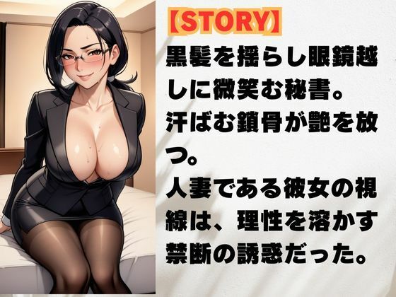 サンプル画像2:熟れた秘書の尻遊戯  背徳に濡れる人妻(秘密の熟女園) [d_654087]