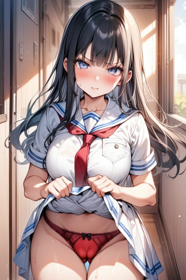 サンプル画像4:悪魔の生徒手帳_裏新聞部になってパンチラ密着取材(AI幻想庭園) [d_654123]