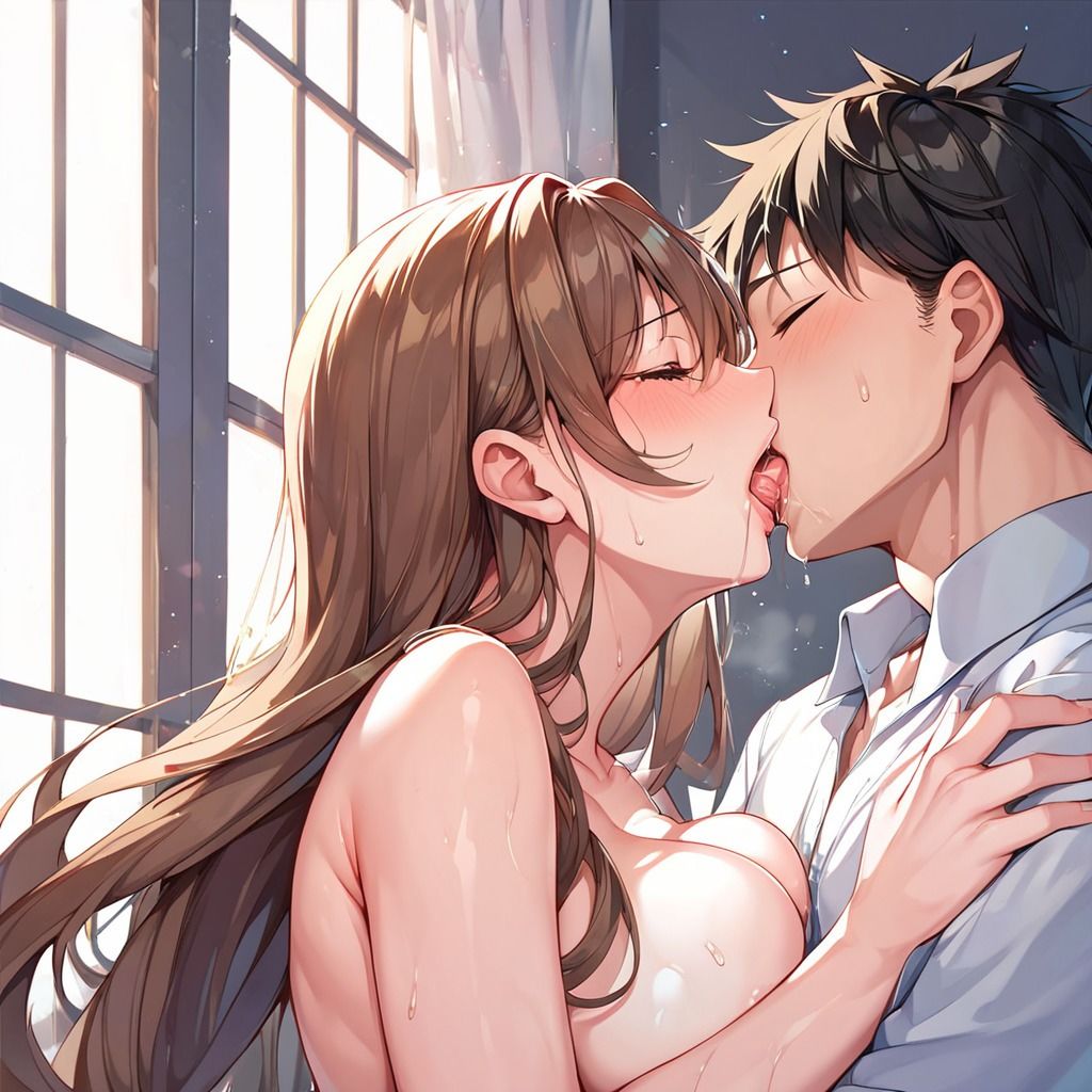 サンプル画像1:ロングヘアの寝取られ大好きな巨乳人妻(もっこりドール) [d_654225]