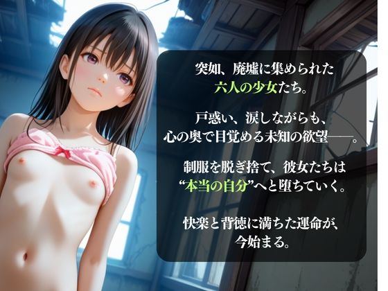 サンプル画像1:堕ちる少女たち(ひみつ基地) [d_654231]