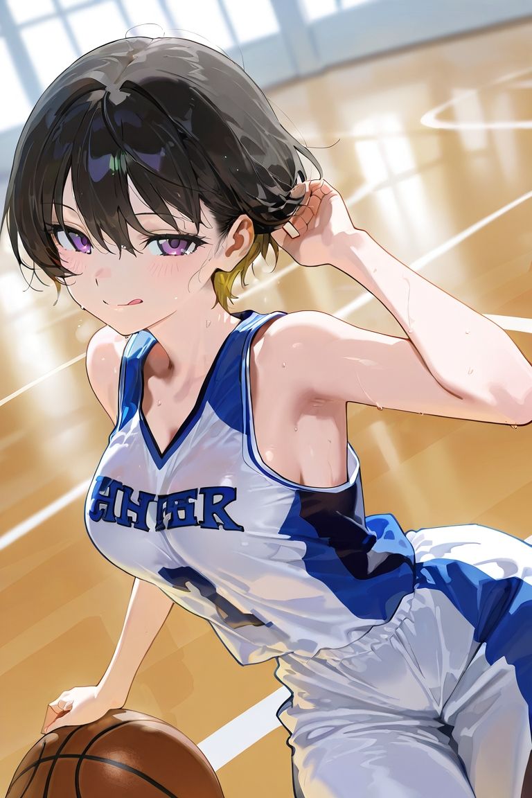 サンプル画像2:バスケ女子の誘惑(ゆるり) [d_654235]