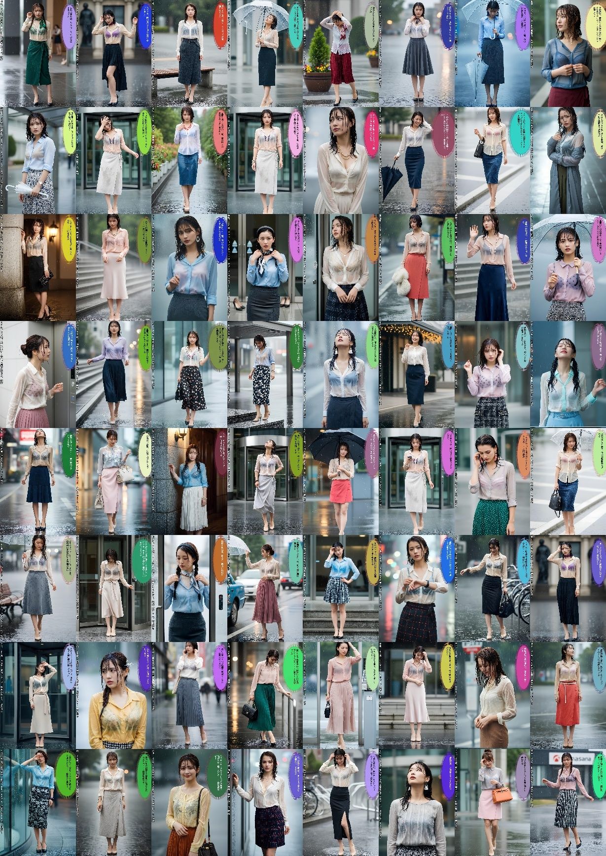 びしょ濡れOL盗撮〜透けブラ日誌〜 vol.1 画像9