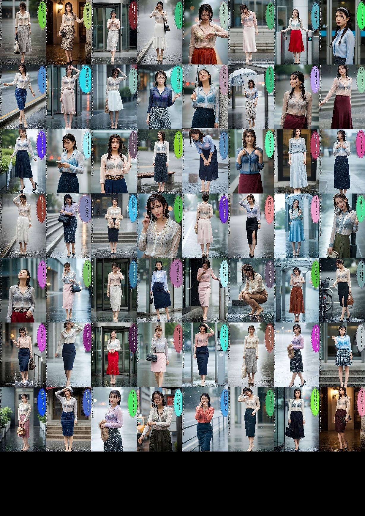 びしょ濡れOL盗撮〜透けブラ日誌〜 vol.1 画像10