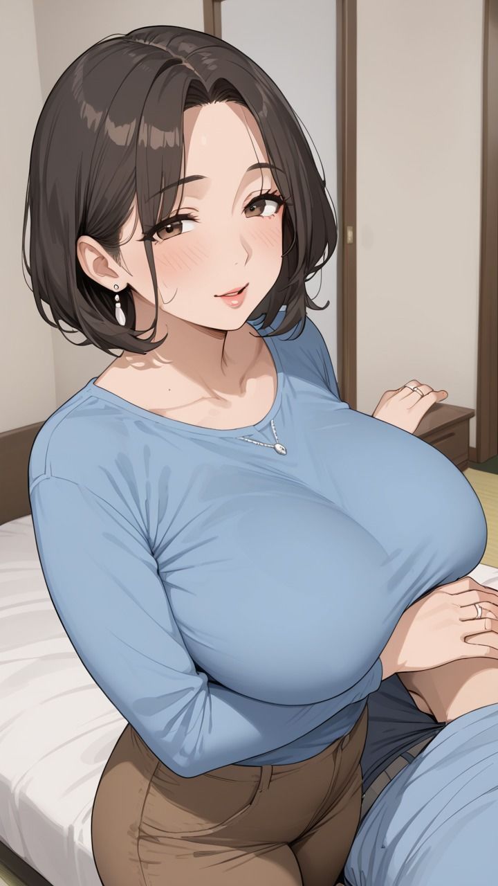お義母さんは娘のことで…と僕を呼び出し中出しさせる 画像3