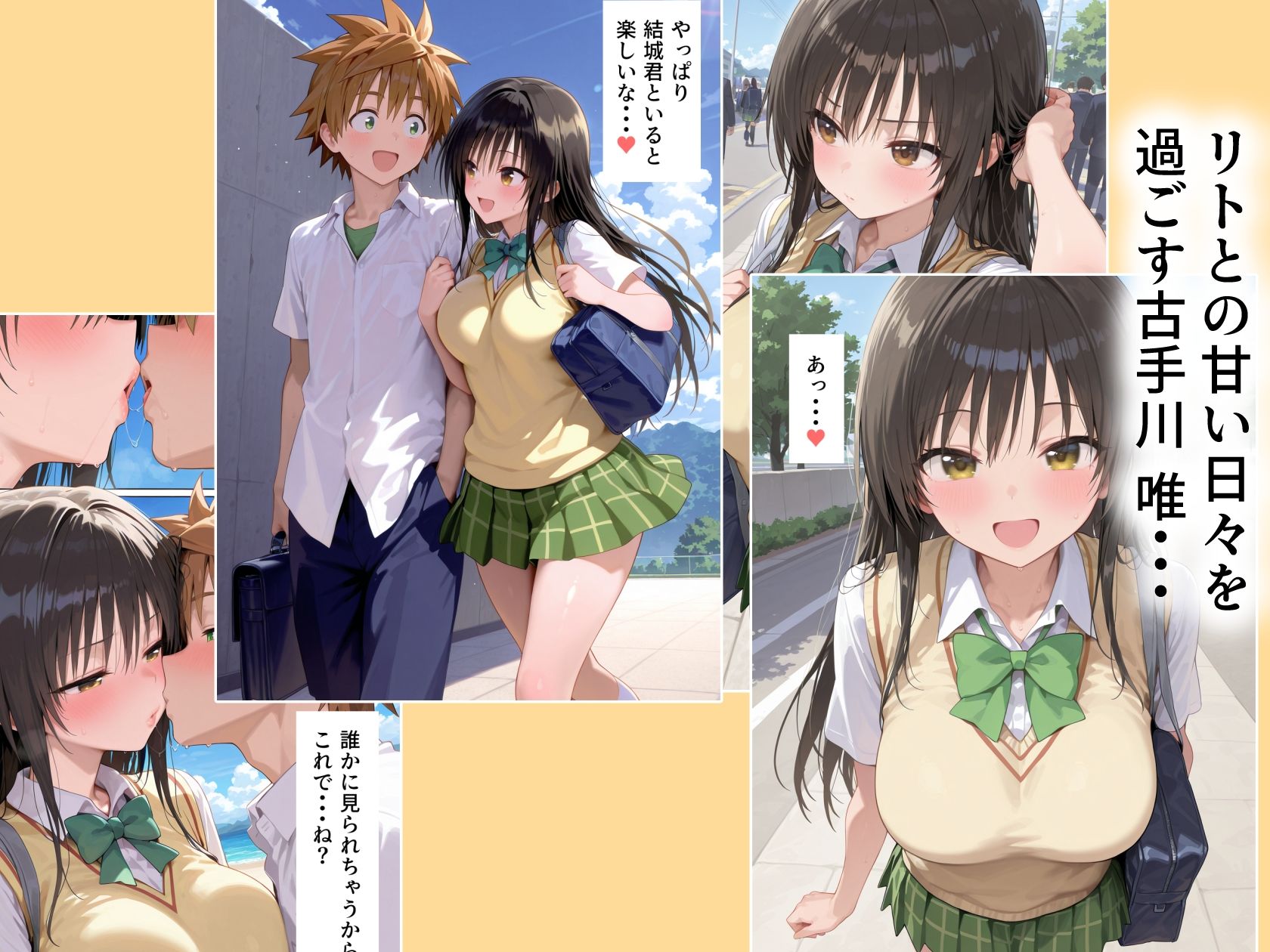 サンプル画像1:古手川唯は痴●教師に堕とされる(ゴリラ帝国) [d_654443]