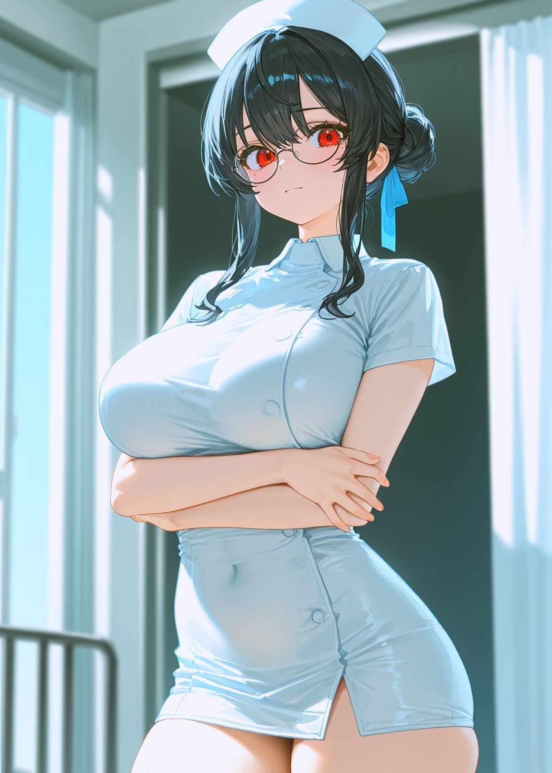 サンプル画像1:＜1＞ 氷の微笑と紅の視線 ― 高嶺の華ナース(LOVING) [d_654553]