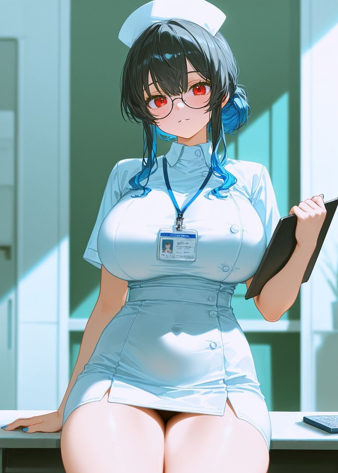 サンプル画像3:＜1＞ 氷の微笑と紅の視線 ― 高嶺の華ナース(LOVING) [d_654553]