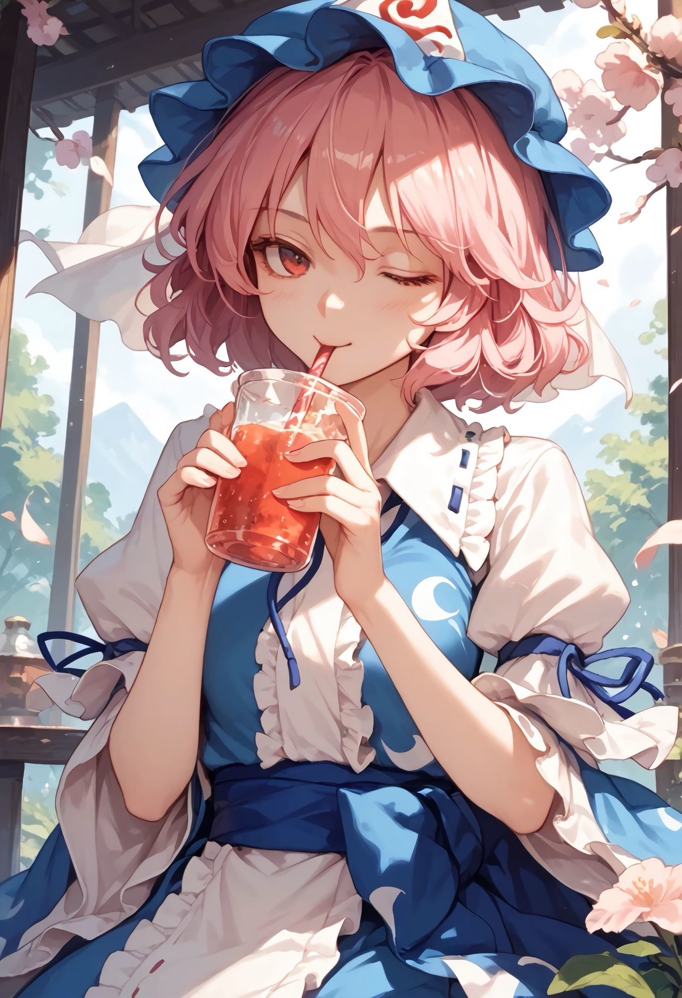むっちむちな幽々子と性交 画像3