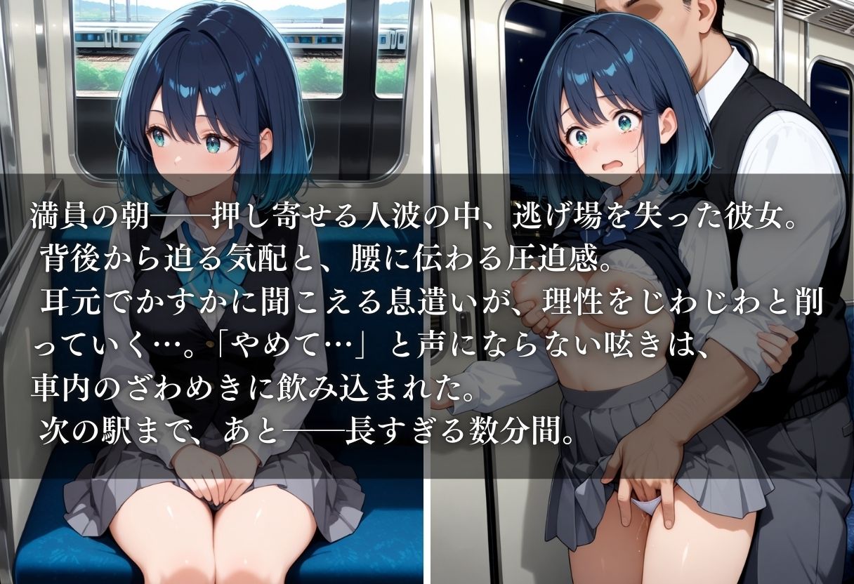 サンプル画像1:痴●鉄道【黒川  あかね編】(さかも) [d_654562]