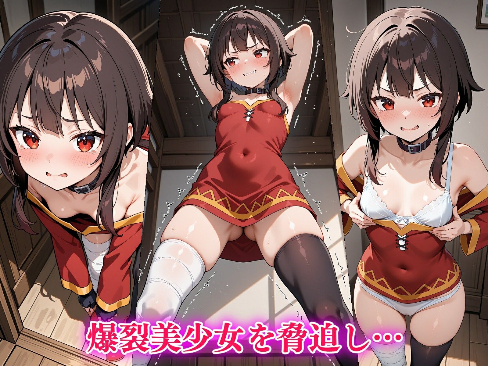 脅され凌〇調教される爆裂美少女 機械・触手・アナル責め・露出 画像1