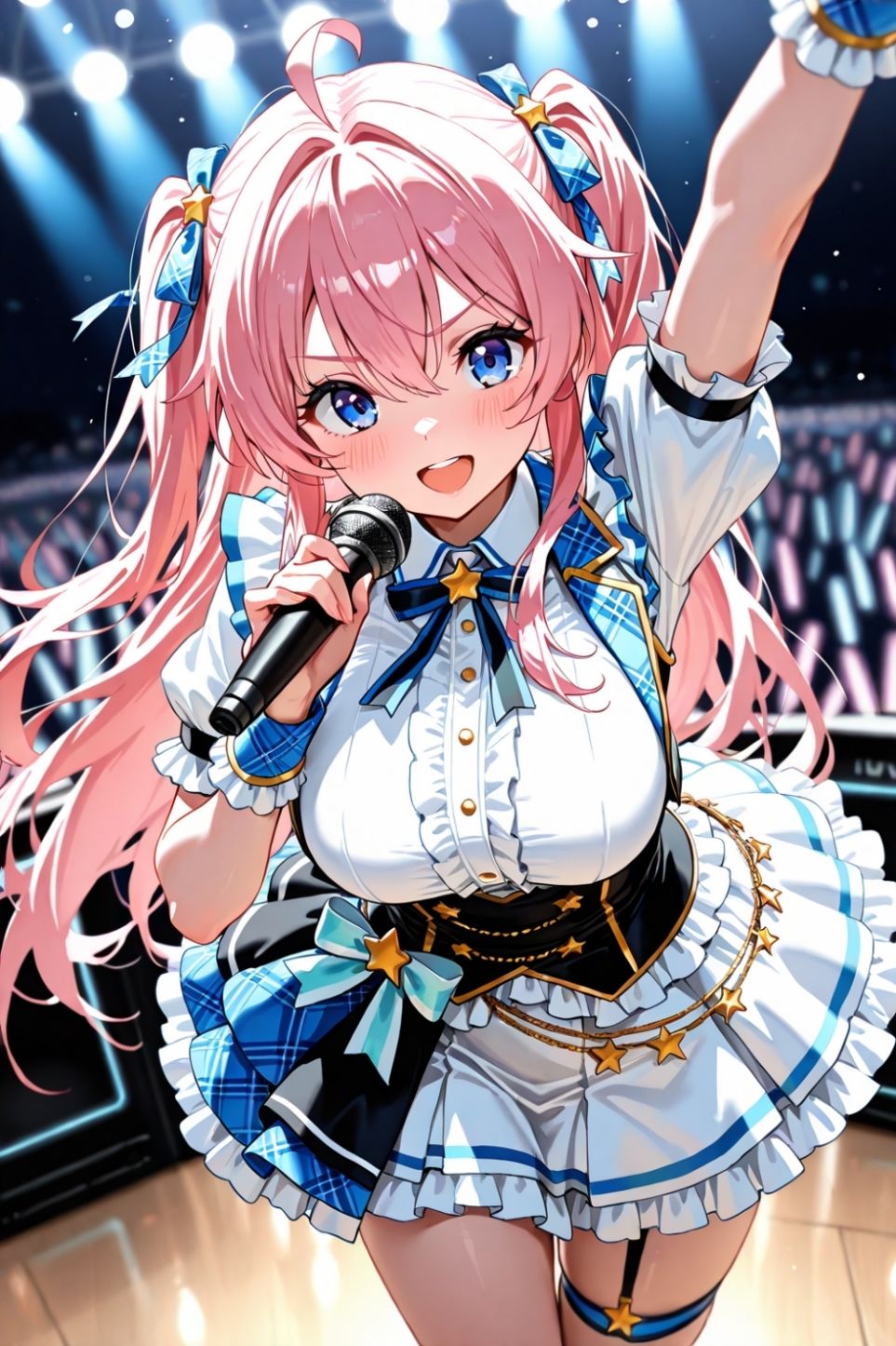 サンプル画像1:アイドルステージ！ファン参加型！見せつけ中出し大乱交！(ぽよプッチ) [d_654722]