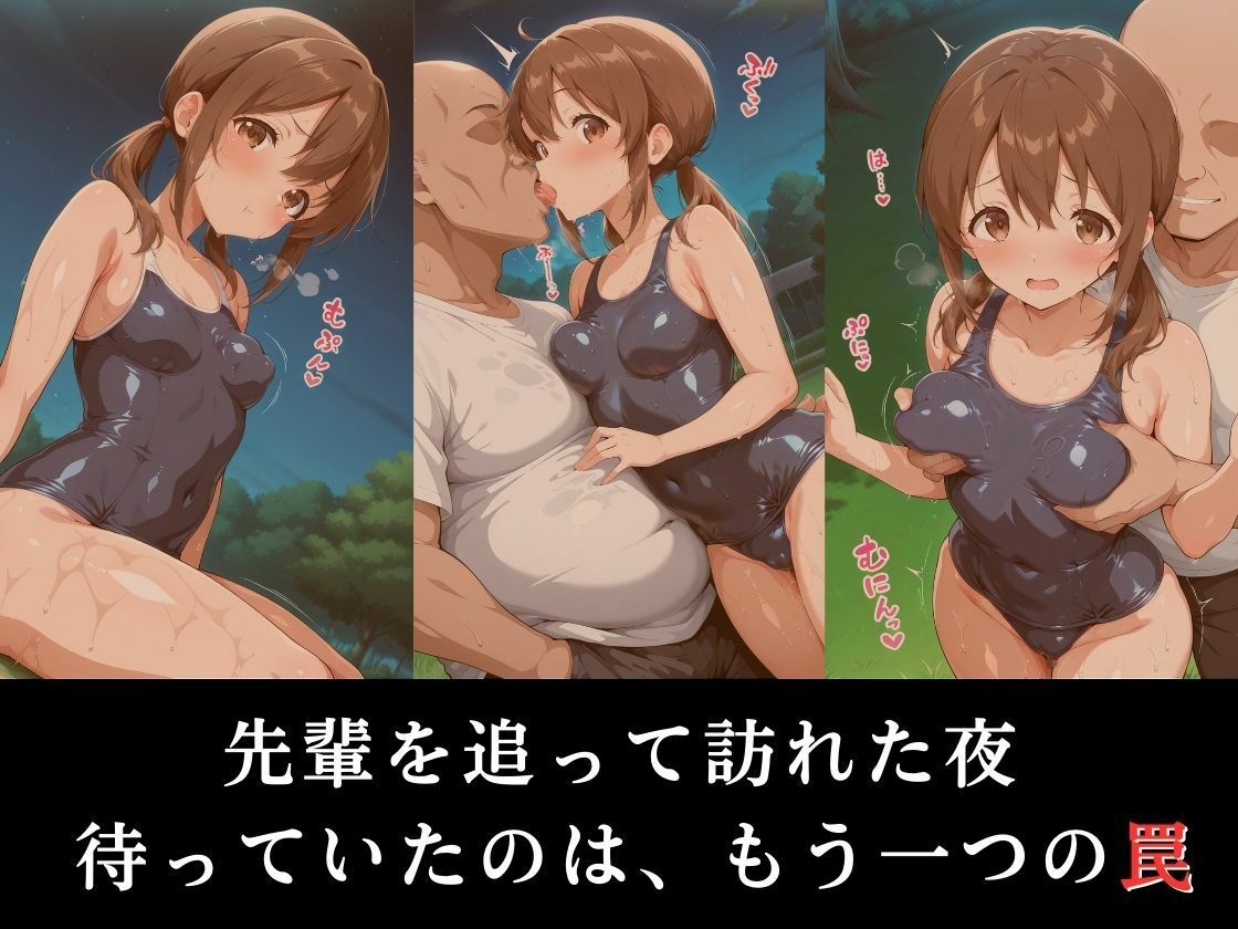 サンプル画像5:深夜撮影で堕ちた清純系アイドル女子校生〜スクール水着姿で男たちの肉奴●にされるまで〜(壊れかけの制服JK) [d_654747]