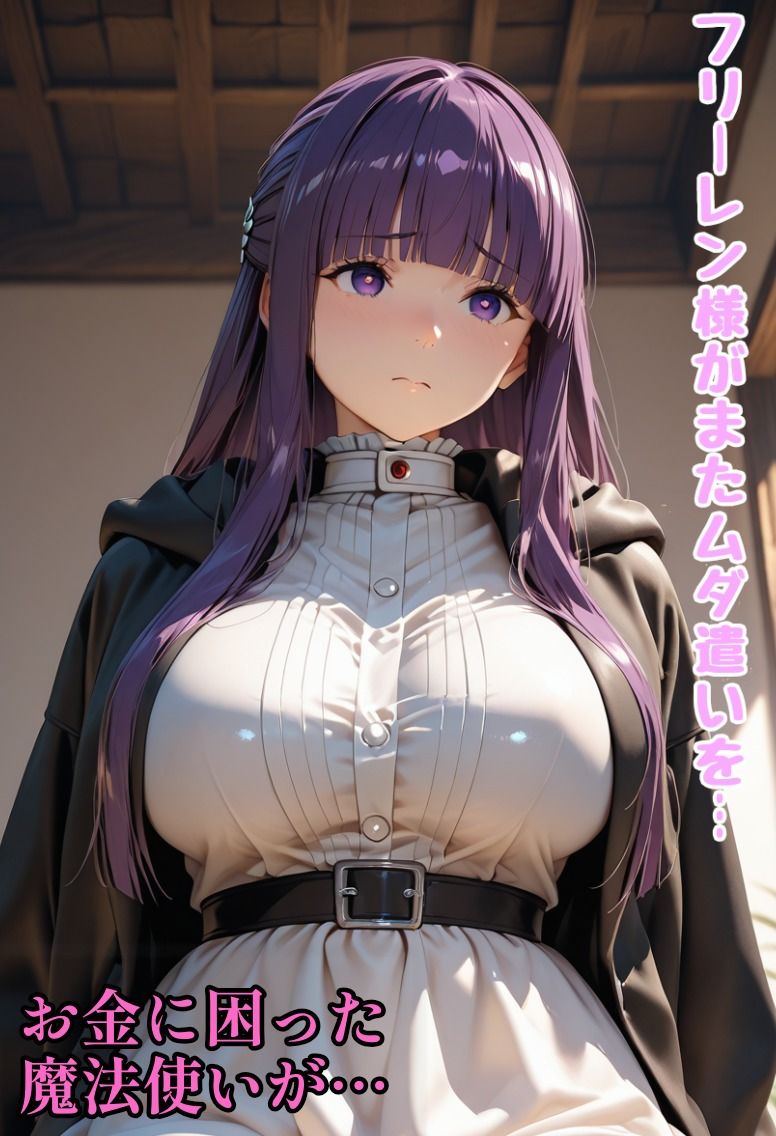 巨乳魔法使いの援交・路銀稼ぎ 画像1