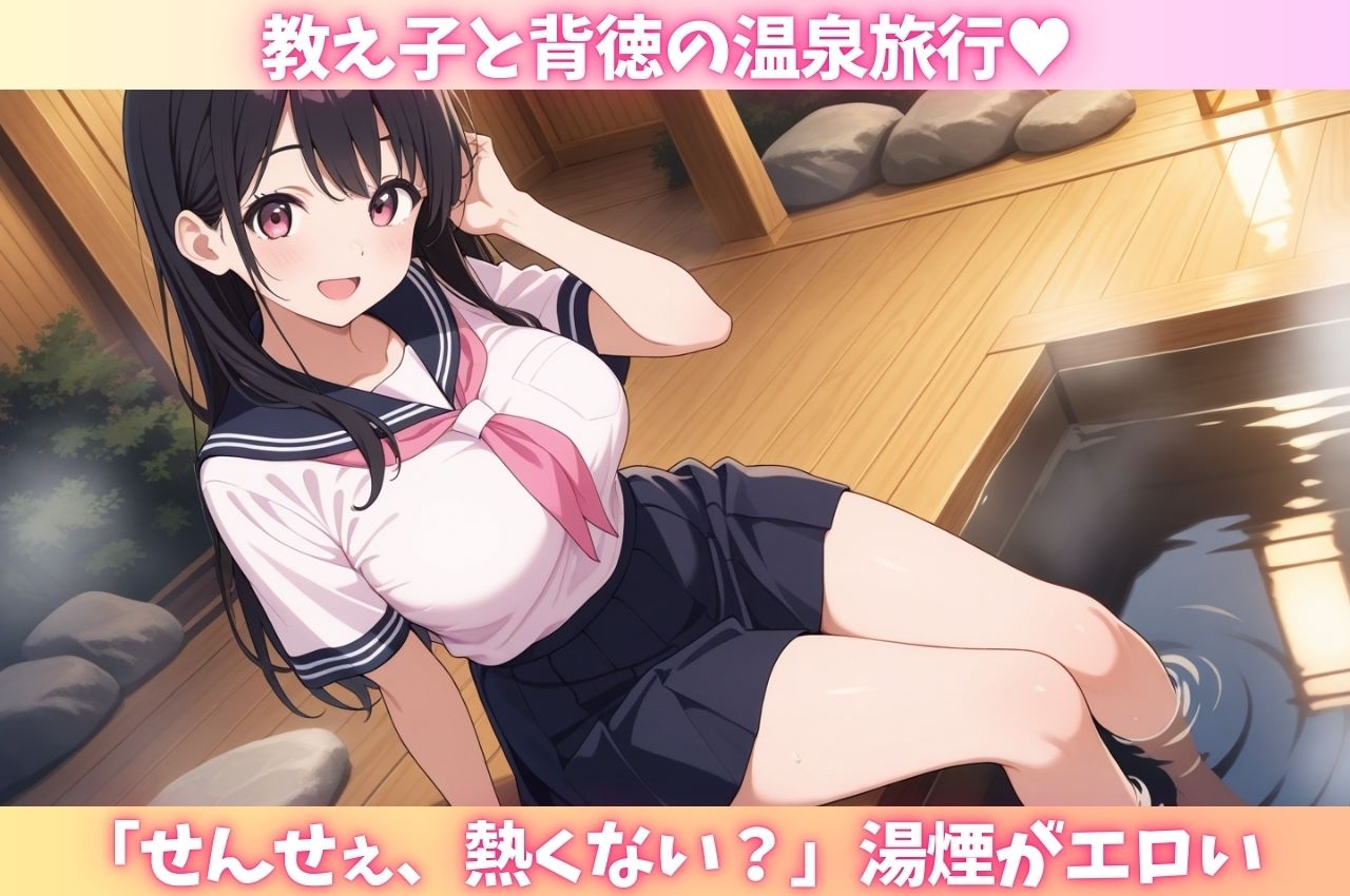 教え子とイチャLOVE温泉旅行 画像1