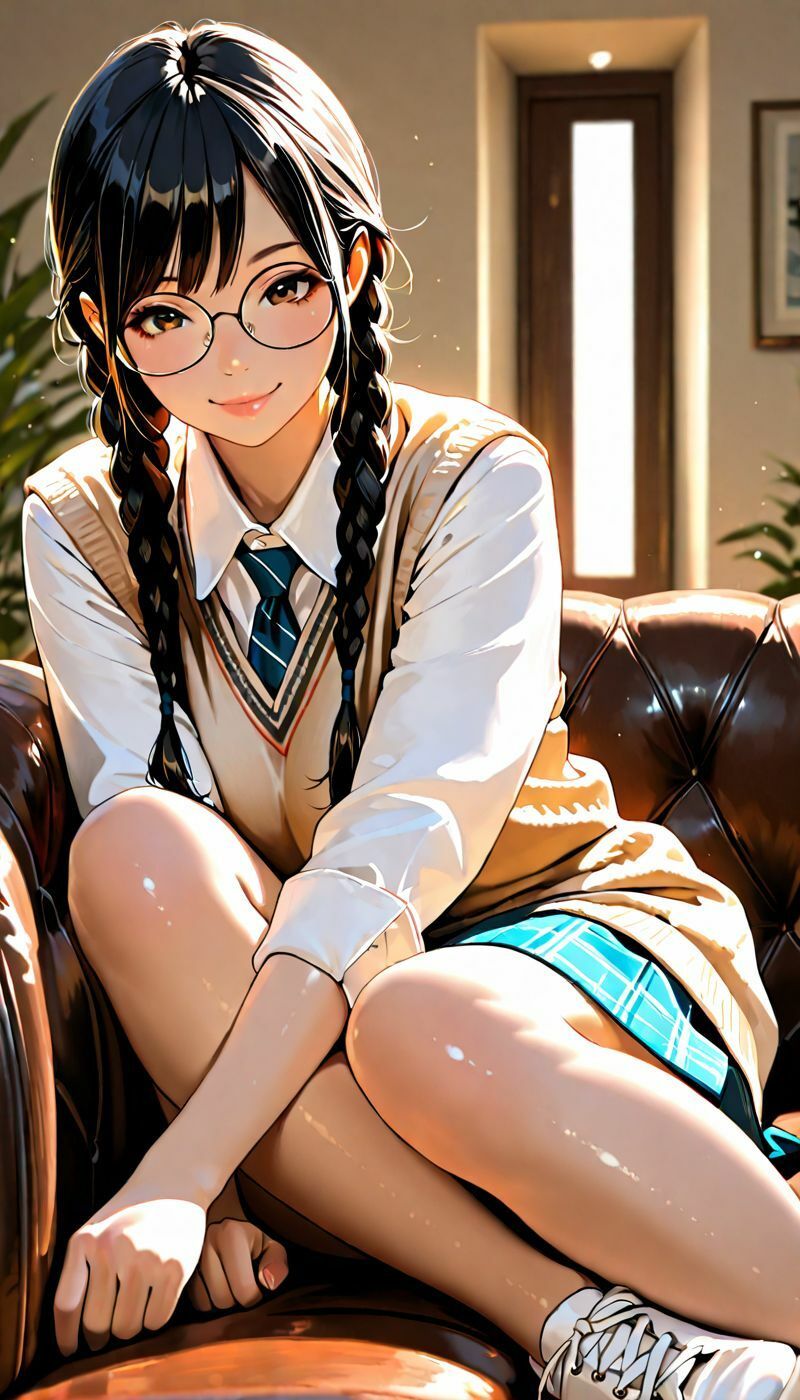 サンプル画像1:眼鏡っ子はオタクでえっち。(まぐわい工房) [d_654764]