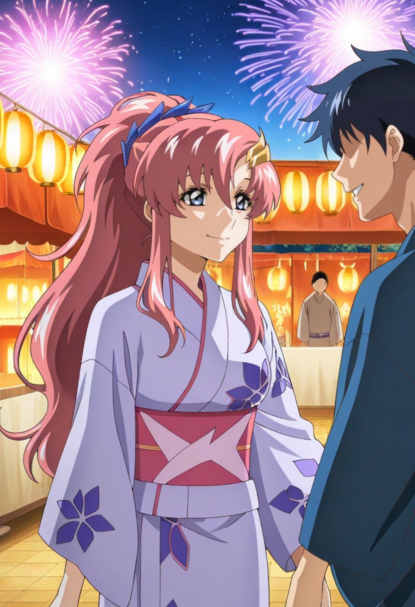 サンプル画像2:ラクス・クライン  ゆかた＆みずぎ(ろくねこや) [d_654796]