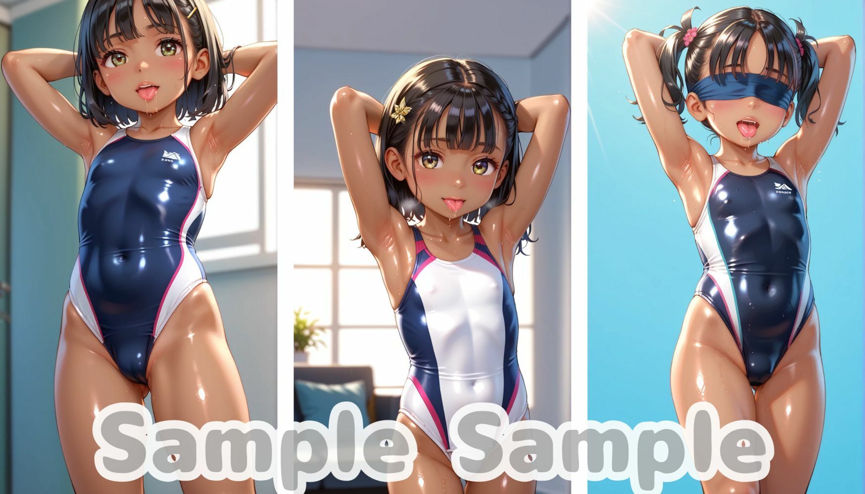 ちっぱいミルク 目隠しイタズラ編 サンプル画像 2