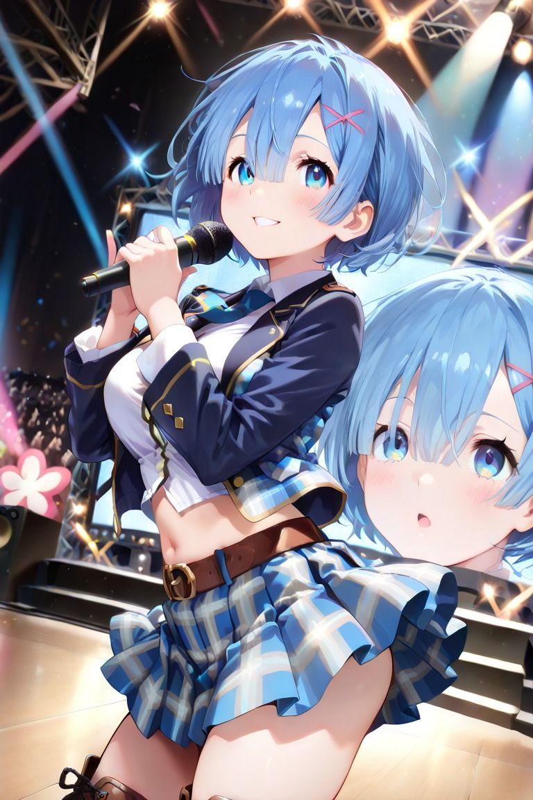 サンプル画像1:A〇B風メイドアイドルれ〇りんのかわいいポーズイラスト集(こうかふぇ) [d_654877]