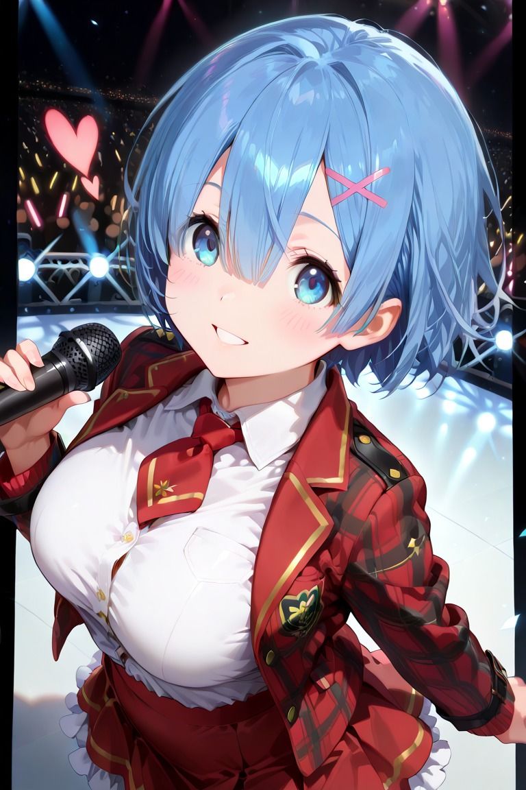 サンプル画像2:A〇B風メイドアイドルれ〇りんのかわいいポーズイラスト集(こうかふぇ) [d_654877]