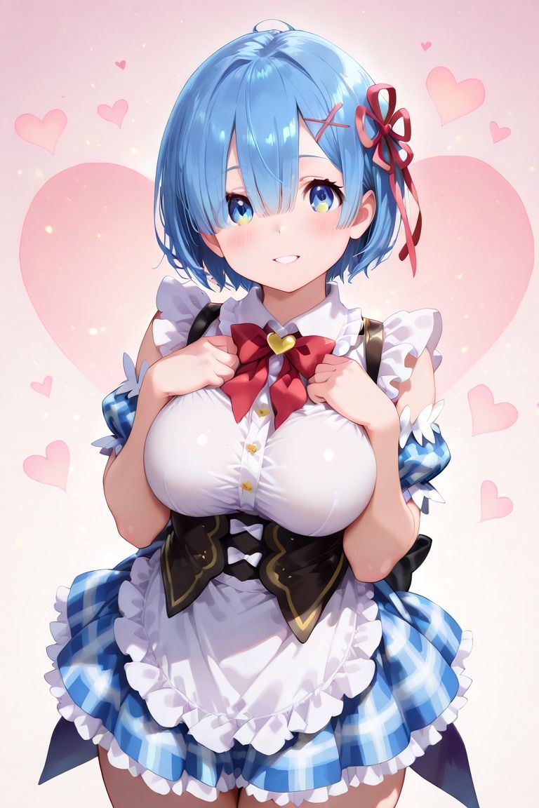 サンプル画像4:A〇B風メイドアイドルれ〇りんのかわいいポーズイラスト集(こうかふぇ) [d_654877]