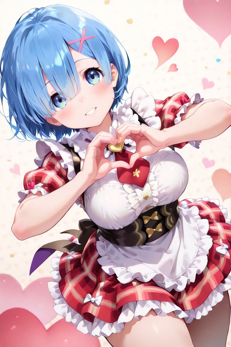 サンプル画像5:A〇B風メイドアイドルれ〇りんのかわいいポーズイラスト集(こうかふぇ) [d_654877]