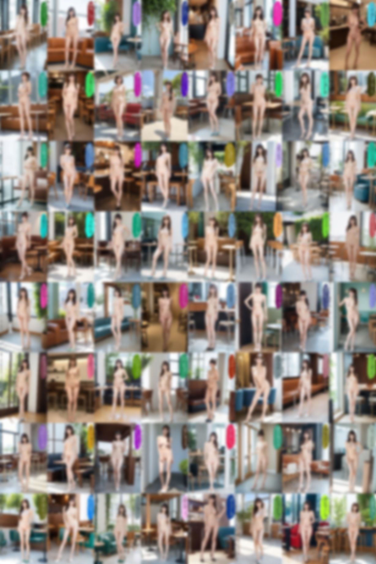 全裸カフェ店員の笑顔接客〜観察専用オナネタ〜 画像9