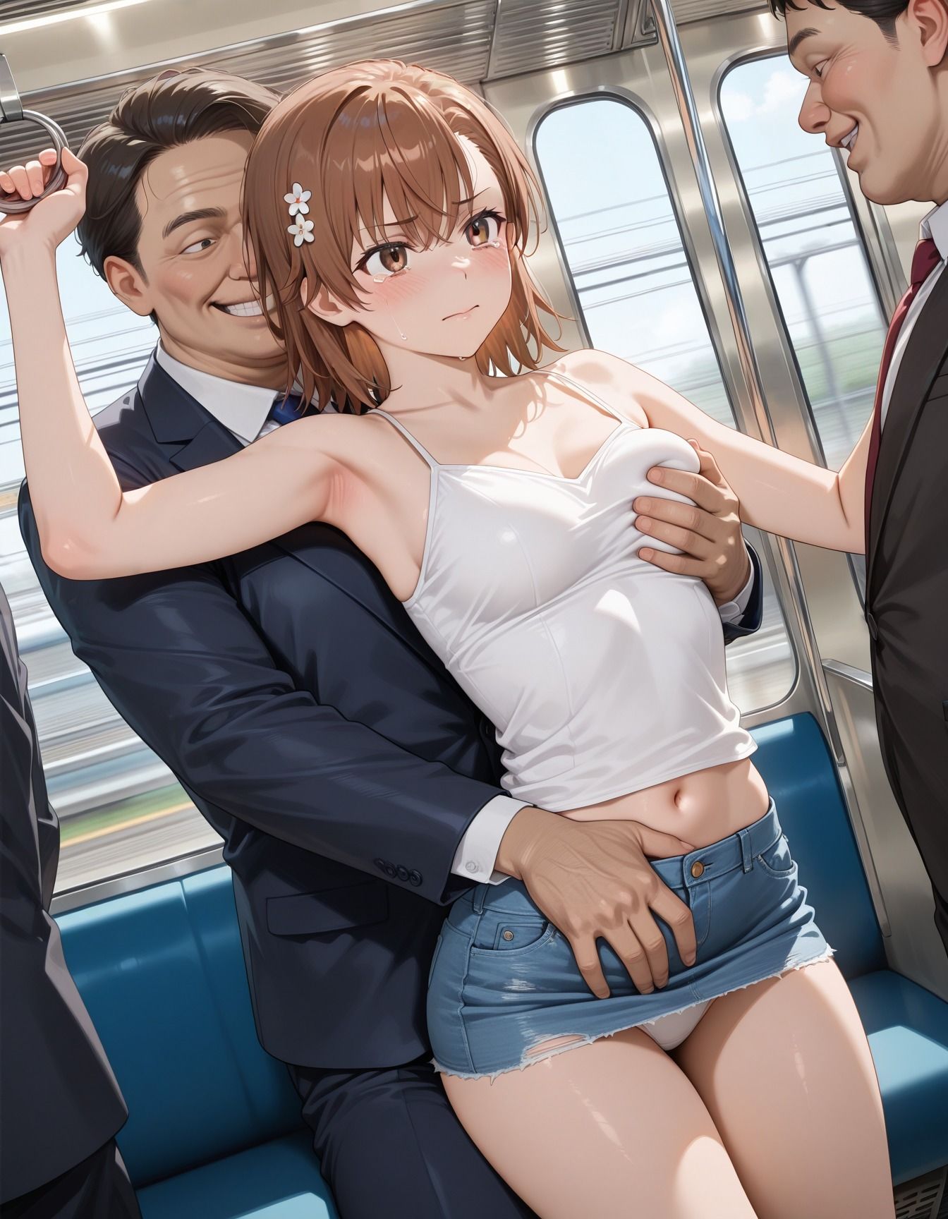 痴●集団に襲われた少女3