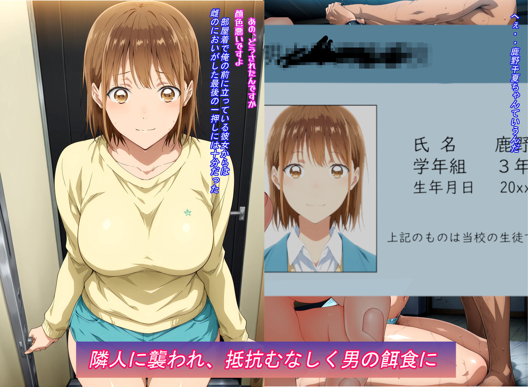 サンプル画像4:隣人の肉便器〜バスケ少女弱みで堕ちる日々〜(ギオ錬ゼン) [d_655039]