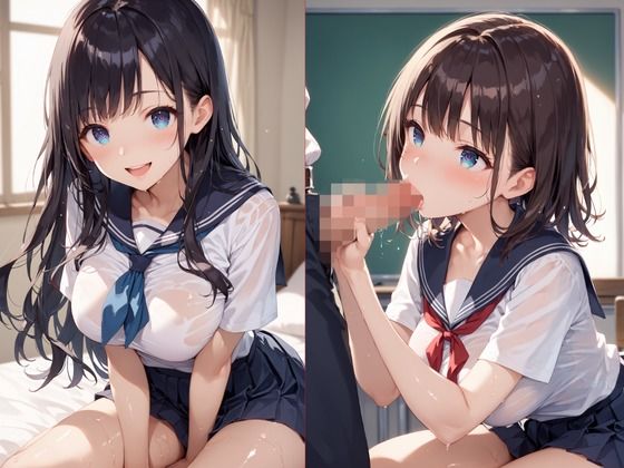 サンプル画像2:性処理オナホ少女と生配信(空色デザイン) [d_655051]
