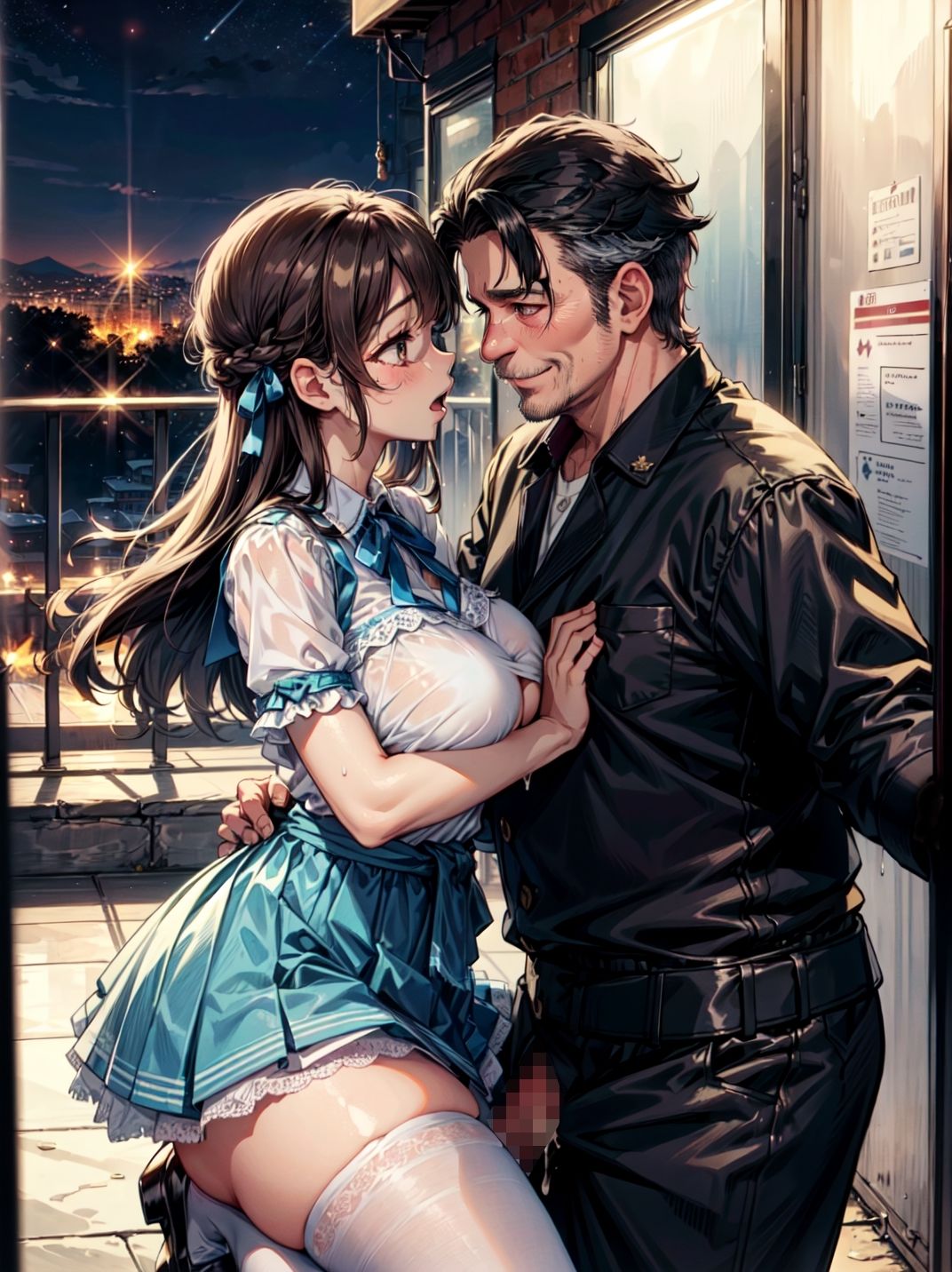 サンプル画像1:悪徳Pに騙され、芸能人に犯●れた清純派アイドル(studio1111) [d_655097]