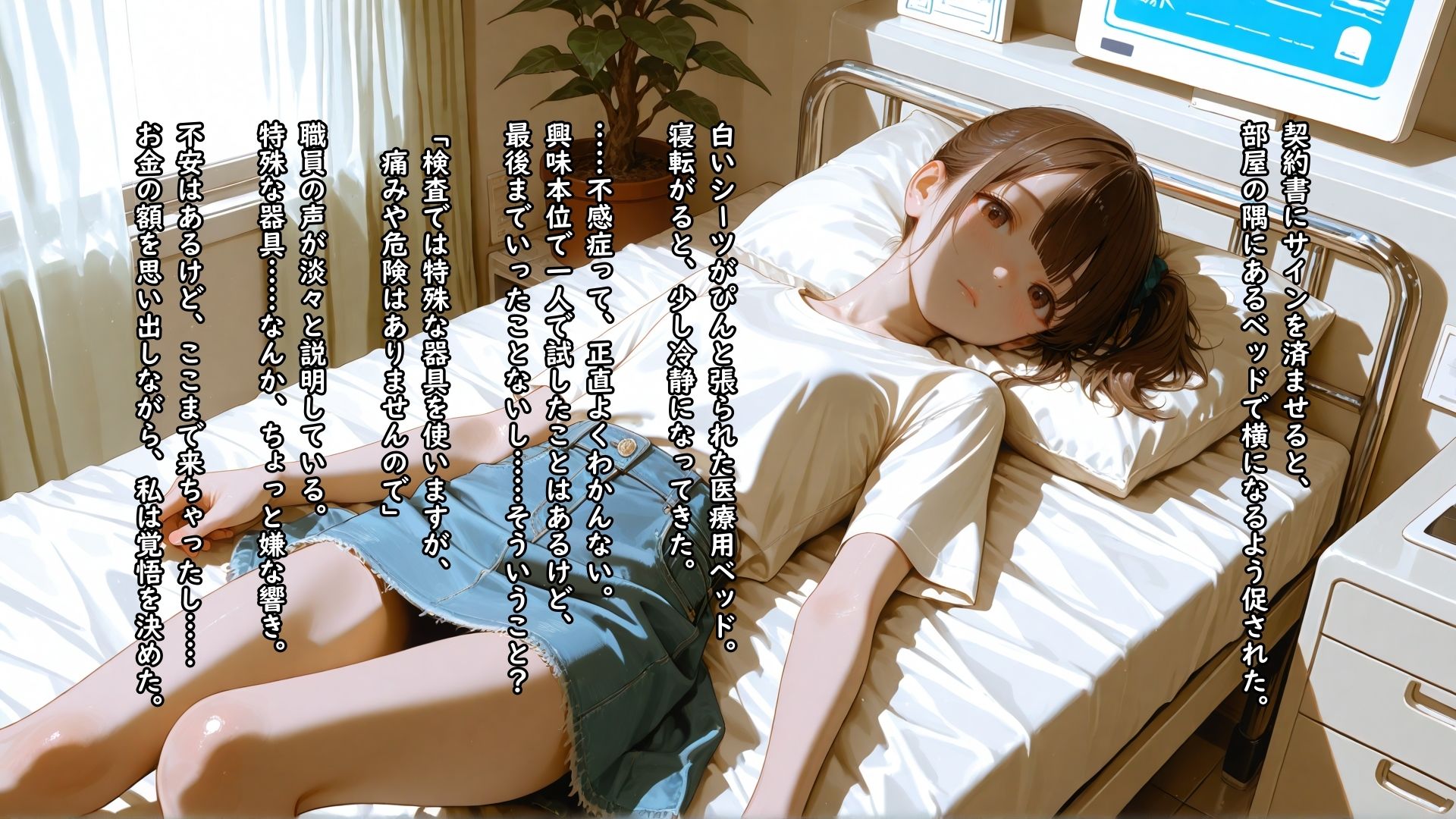 サンプル画像3:高額報酬の治験に応募したら不感症治療用の触手で快楽漬けにされて何回イってもやめてもらえない女の子(恥ずかしい姿で何度も絶頂する少女たち) [d_655137]