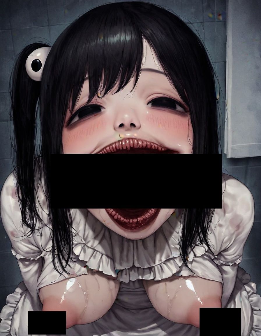 サンプル画像1:ストーカー女(キリ) [d_655224]