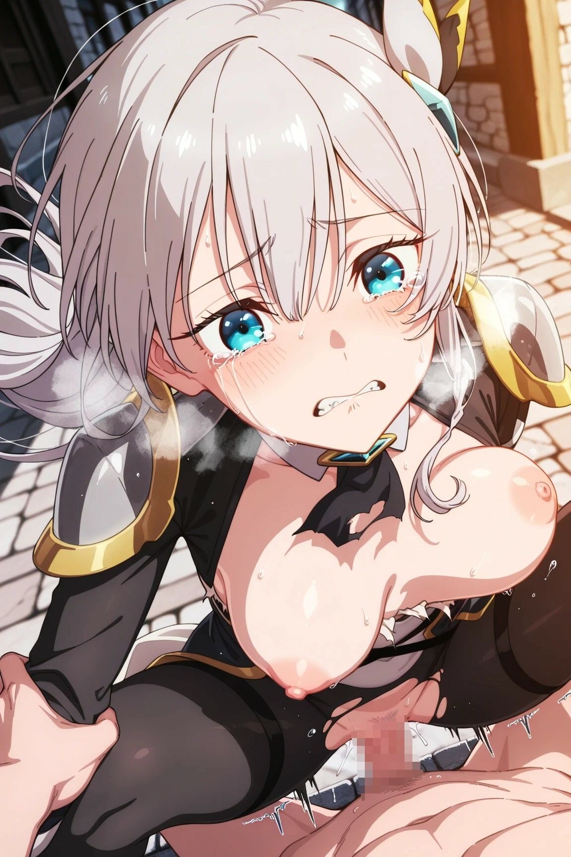 サンプル画像5:おっさん剣聖風味  屈辱の銀髪騎士(ぬこの営み) [d_655230]